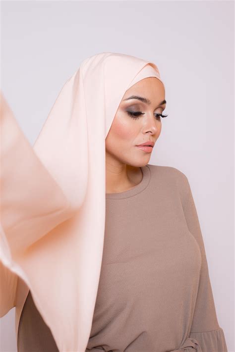 Nude Medina Silk Hijab