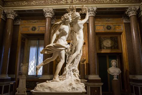 Apollo And Daphne By Bernini At The Borghese In Rome Bernini Greek Statue Statue