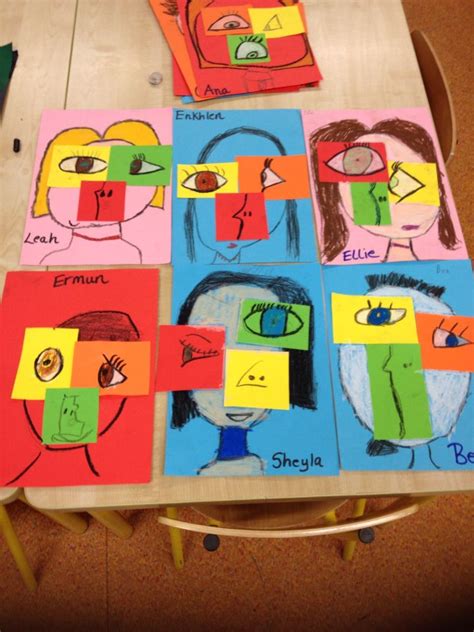 First Class In Rutland Street Take On Picassos Cubism Kindergarten