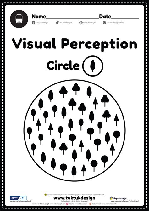 Occupational Therapy Visual Perception Worksheets