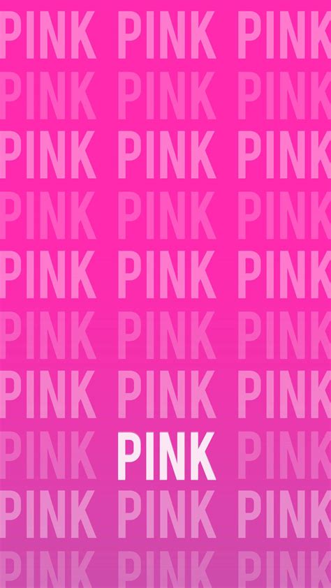 Download Victorias Secret Vivid Pink Logo Pattern Wallpaper