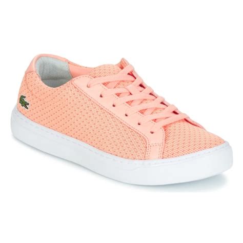 Lacoste L1212 Lightweight1181 Rose Chaussures Baskets Basses Femme