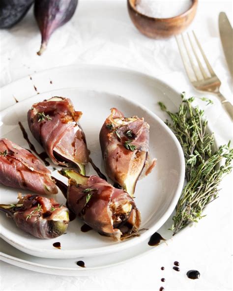 Goat Cheese Figs Wrapped In Prosciutto A Cedar Spoon