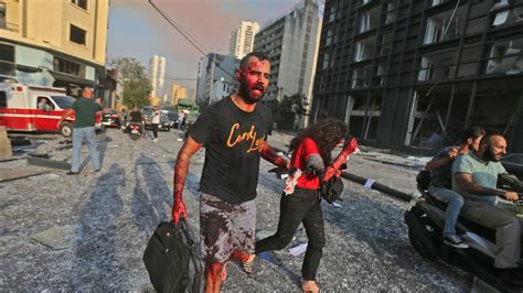 Bodies Strewn On The Ground After Apocalyptic Blast In Beirut