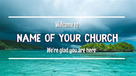 Copy Of Welcome Church Poster Postermywall