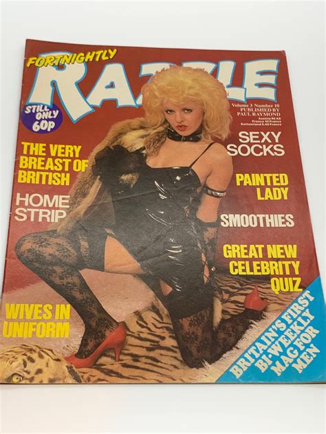 Vintage Adult Magazine Razzle Paul Raymond Volume Number Etsy Uk