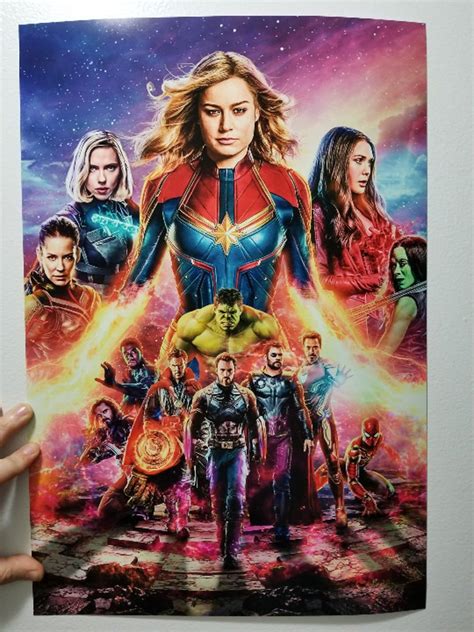 Avengers Endgame Poster 13x19 Photoprint On Mercari Vingadores