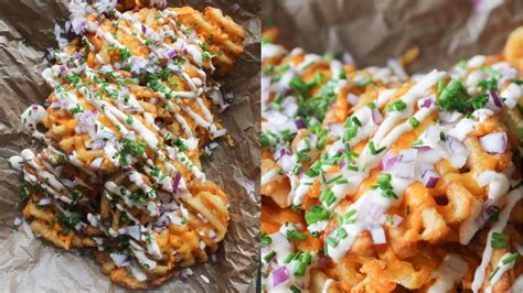 How to make waffle fries. How To Make Cheesy Waffle Fries - By One Kichen Episode ...