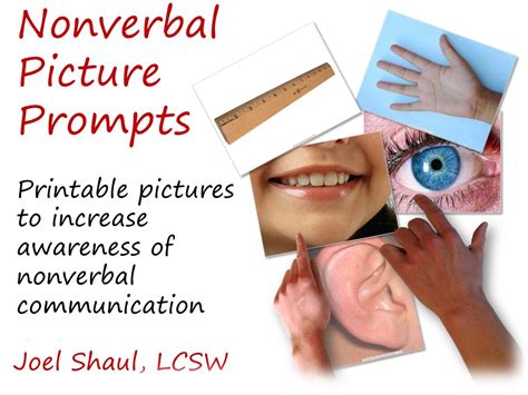 Nonverbal Communication Prompts For Kids With Asd Visual Prompts For