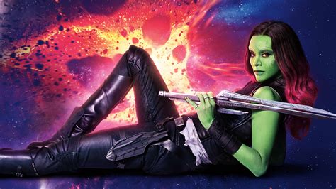 Guardians Of The Galaxy Vol 2 Gamora UHD 8K Wallpaper Pixelz