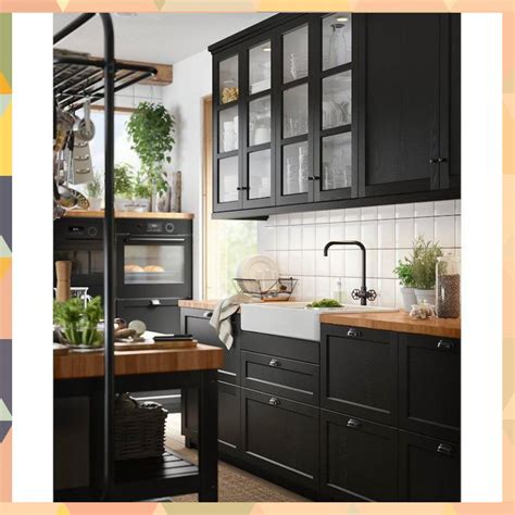 Base cabinet for sink + 2 doors 36x24x30 . SKOGSÅ Countertop - oak, veneer - IKEA in 2020 | New ...
