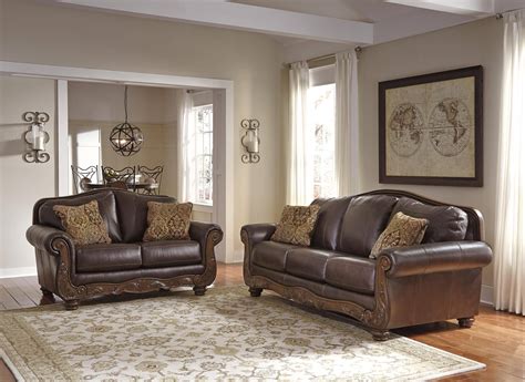 View our chairs we have online or visit your nearest cardi's furniture today! Ashley Mellwood Living Room Set 2pcs Walnut Color (64605 ...