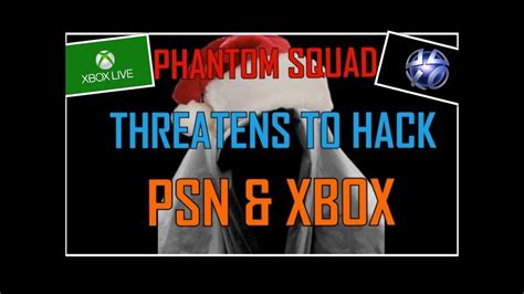 Hacker Group Phantom Squad Threatens To Take Down Psnxbox Live During