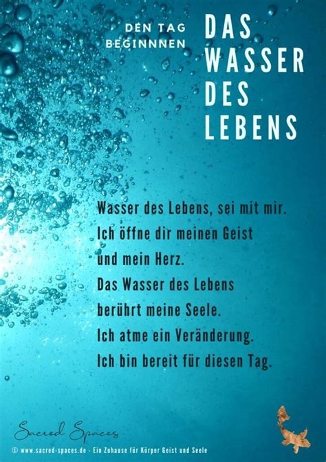 Das Wasser Des Lebens Sacred Spaces