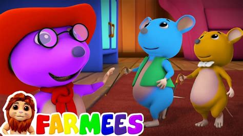 Three Blind Mice Nursery Rhymes And Baby Songs Animal Cartoon