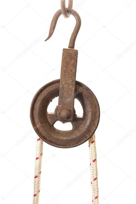 Old Pulley New Rope Stock Photo By ©solomonjee 38645111