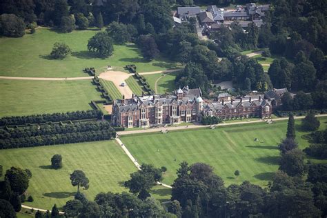 Sandringham Hall in Norfolk - aerial view | Aerial view, Aerial, Aerial ...