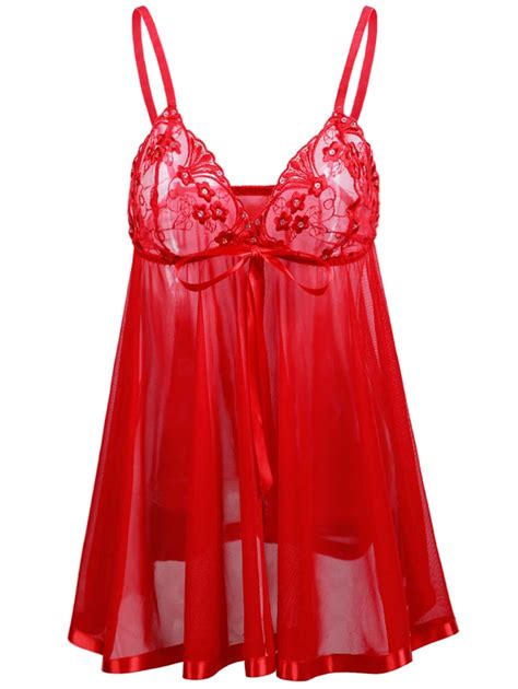 New Sexy Lingerie Plus Size Women Backless Dress Babydoll For Women