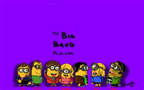 Big Bang Theory Minions Digital Art By Joshua Wine Pixels