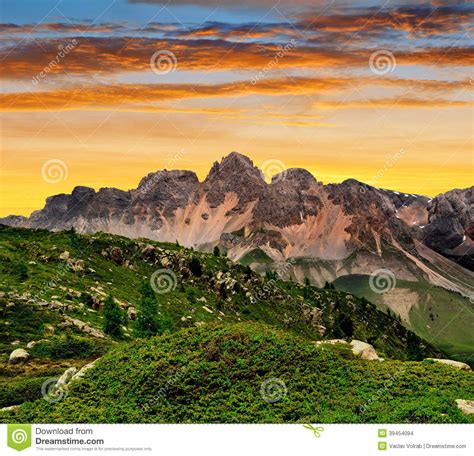 Val Di San Pellegrino Stock Photo Image Of Cliffs Europe 39454094