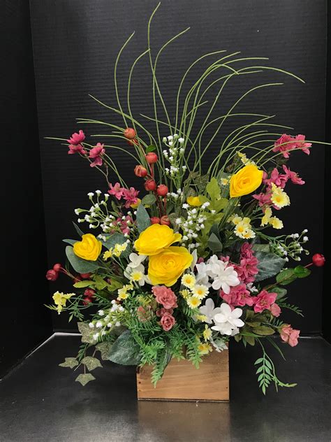 Custom Wildflower Arrangement By Andrea Floral Arrangements Plants