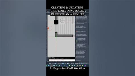 Column Grid Autocad Dynamic Block Youtube