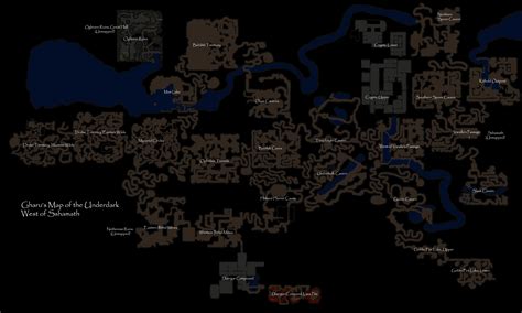 Underdark Dnd Map In 2021 Dungeon Maps Dnd World Map