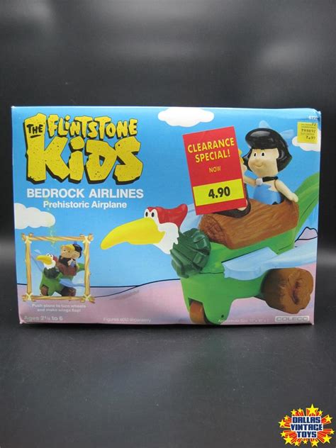 1986 Coleco The Flintstone Kids Bedrock Airlines 1a