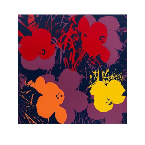 Andy Warhol Flowers Iii 1980 Sérigraphie Officielle Lynart Store