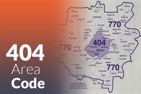 404 Area Code in Atlanta, Georgia - Online Figure