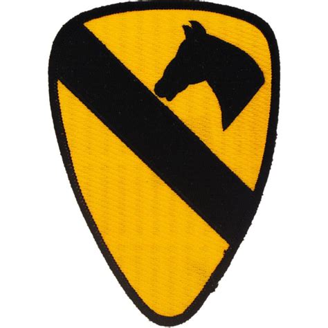 United States Army 1st Cavalry Division Logo 525 Embroidered Iron
