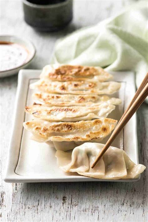 Japanese Gyoza Dumplings Recipetin Eats