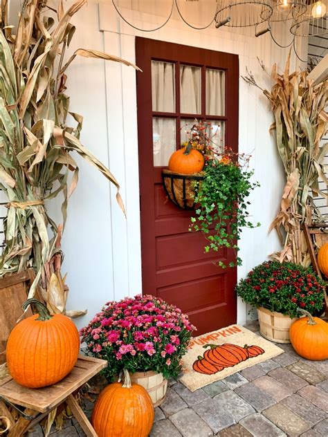 20 Top Pictures Corn Stalks Decorations Ideas 67 Fall Porch