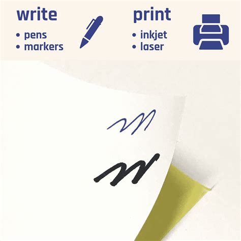 Printing Labels 4 X 5 White Stickers Labels Sheets Townstix