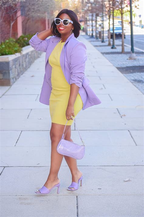 Lilac And Yellow How To Wear Two Of Springs It Colors Angela Baltimore