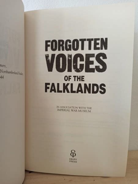Hugh Mcmanners Forgotten Voices Of The Falklands