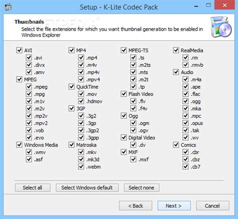 Old versions also with xp. Download K-Lite Codec Pack Basic 15.9.0 / 15.9.3 Beta