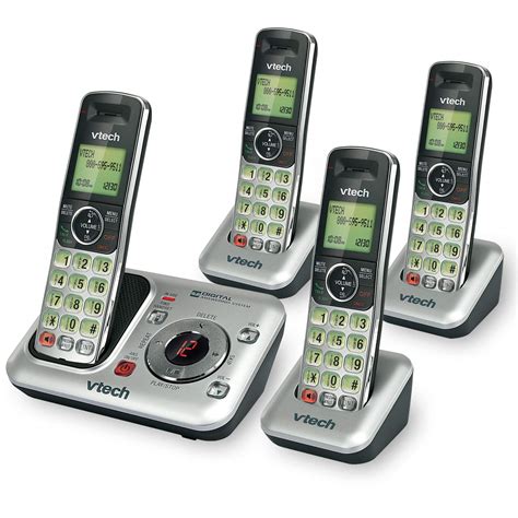 Vtech Cs6429 4 4 Handset Dect 60 Cordless Phone With Answering System