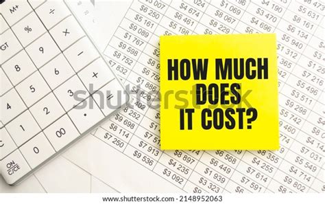 How Much Does Cost Business Concept Stock Photo 2148952063 Shutterstock