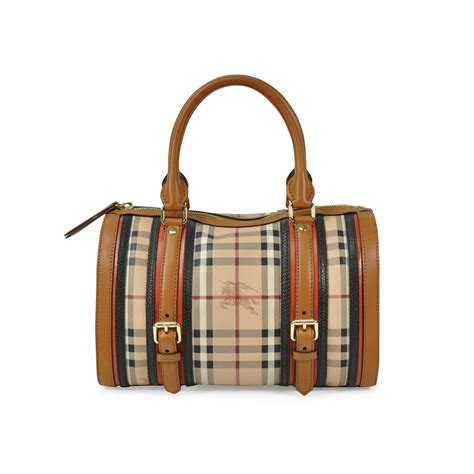 Authentic Second Hand Burberry Alchester Bowling Bag Pss 305 00001