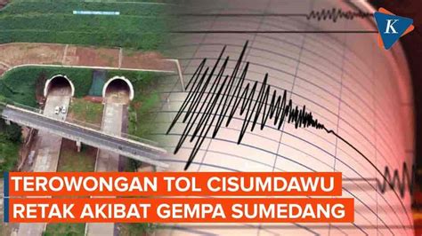 Terowongan Kembar Tol Cisumdawu Retak Akibat Gempa Sumedang Pengelola