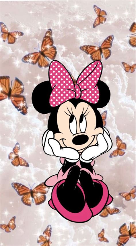 Minnie Mouse Minnie Mouse Background Minnie Pink Wallpaper Iphone