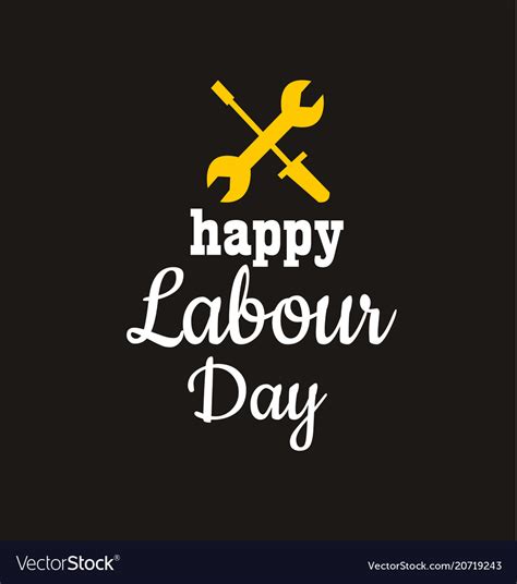 1 May Labour Day International Workers Day Vector Image