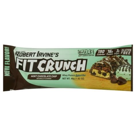 Robert Irvines Fit Crunch® Mint Chocolate Chip Whey Protein Bars 1 Ct