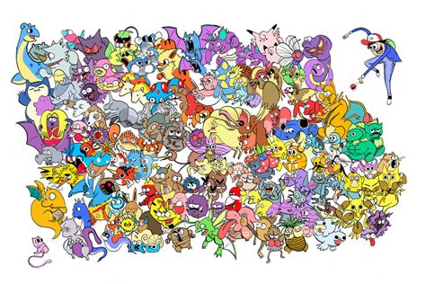 Original 001 151 Pokemon By Daltonallenstark On Deviantart