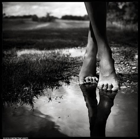 Bare Feet Black And White And Close Up Image 26859 On