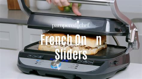 Pampered Chef By Charity Johnson Video Recipe French Onion Sliders