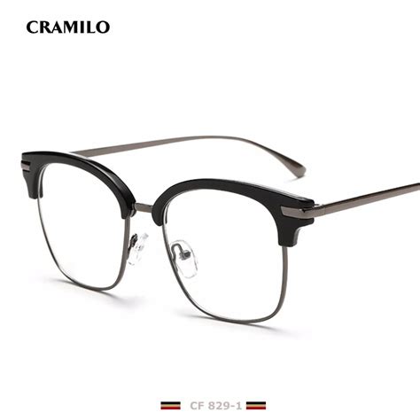 rita brand designer big square glasses frames for men clear metal luxury cf829 1 fashion large