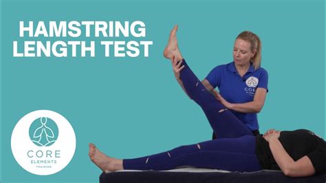 Assessment For Hamstring Injury Hamstring Length Test Youtube