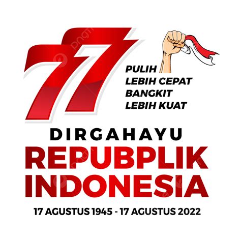 Hut Ri Vector Png Images Logo Hut Ke 77 Ri Kemerdekaan Indonesia 2022 Hut Ri Ke 77 Logo Hut
